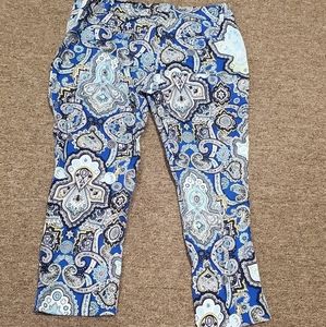 Printed Crop Pants
